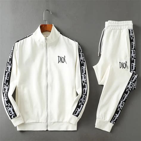 christian dior white suit|Christian Dior jogging suits.